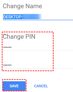 Change PIN